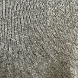 Metallic off white drapey sweater